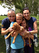 NORBERTO CON FAMIGLIA E JOKER LUGLIO 2013